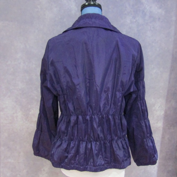 Chico's Zenergy Purple Zip Front Jacket - Picture 4 of 5